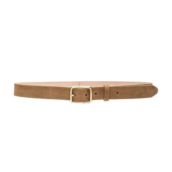 Rag & Bone Boyfriend Belt in Camel Medium New Womens Suede - Picture 1 of 11